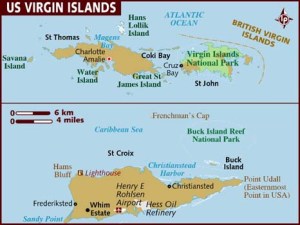 USVI Map