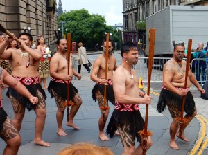 New Zealand Maori dancers