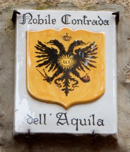 Contrada territory marker