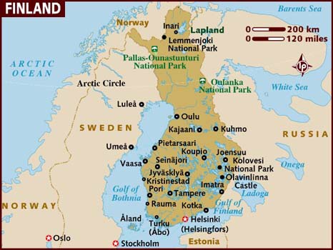 Finland map