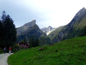 Seealpsee with Säntis in distance
