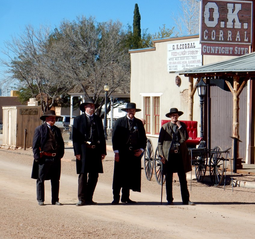 Gunfight reenactors, Tombstone AZ