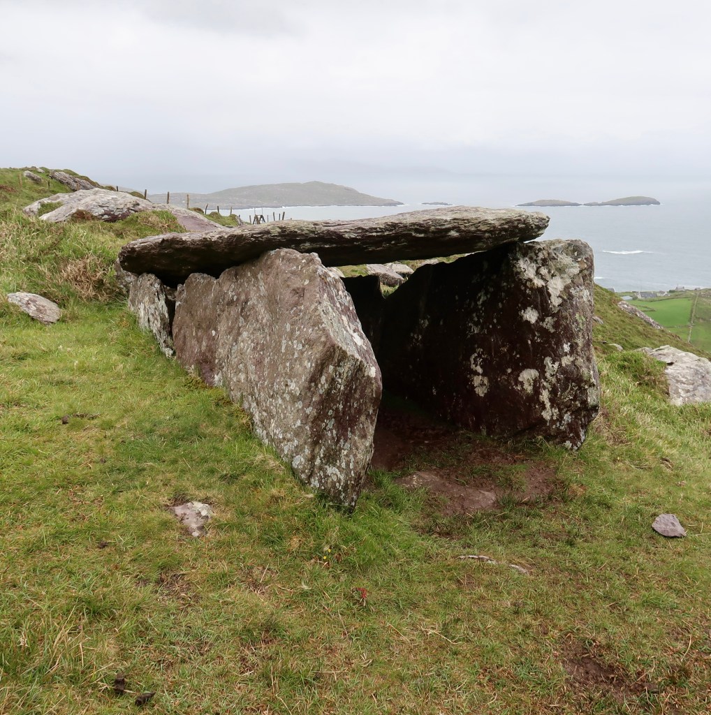 Wedge tomb, Kerry Way IE, May 2022
