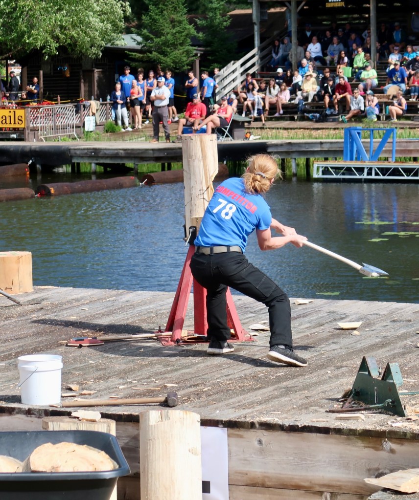 Standing block, Lumberjack World Championships WI