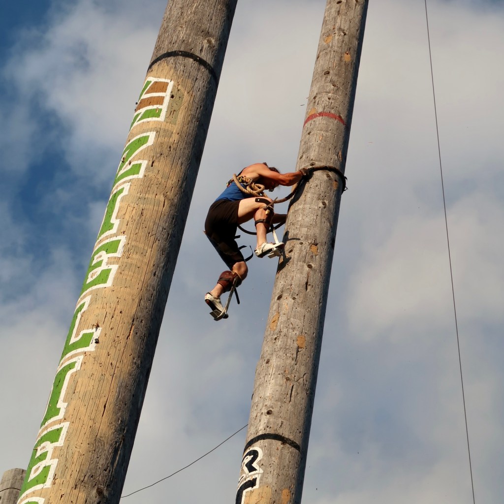 Pole climb, Lumberjack World Championships WI