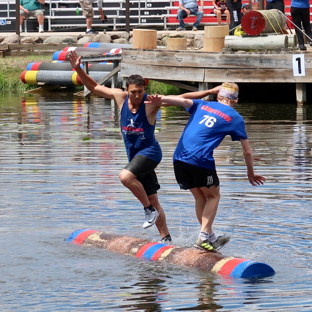 Logroll, Lumberjack World Championships WI