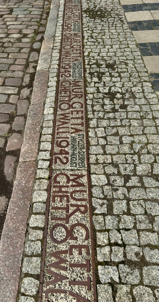 Location of ghetto wall, Warsaw PO