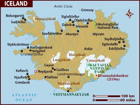 Iceland Map